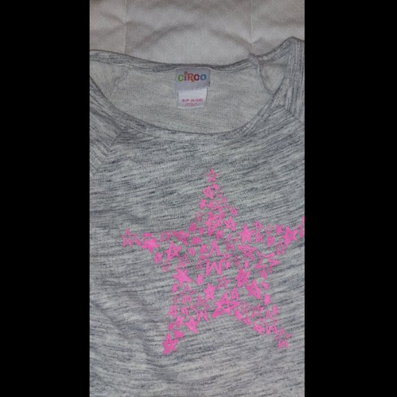 Circo Dress 6 Grey pink Star - Picture 2 of 2